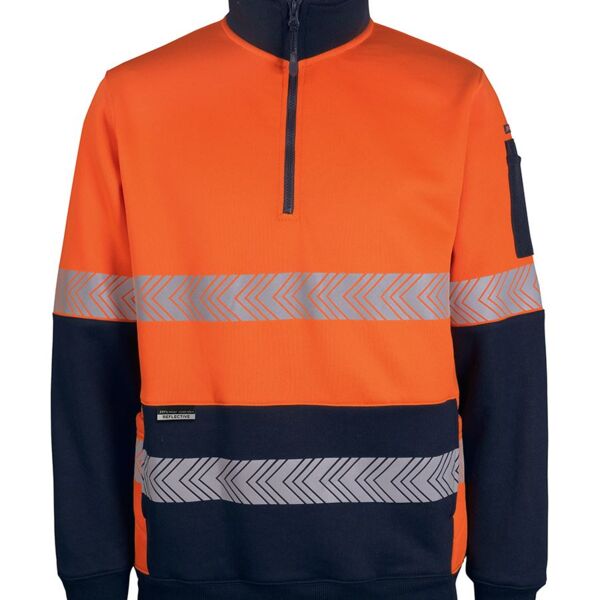 JB's HV 330G 1/2 ZIP SEGMENTED TAPE FLEECE Thumbnail