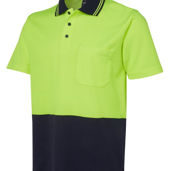 JB's HV NON CUFF S/S COTTON BACK POLO Thumbnail